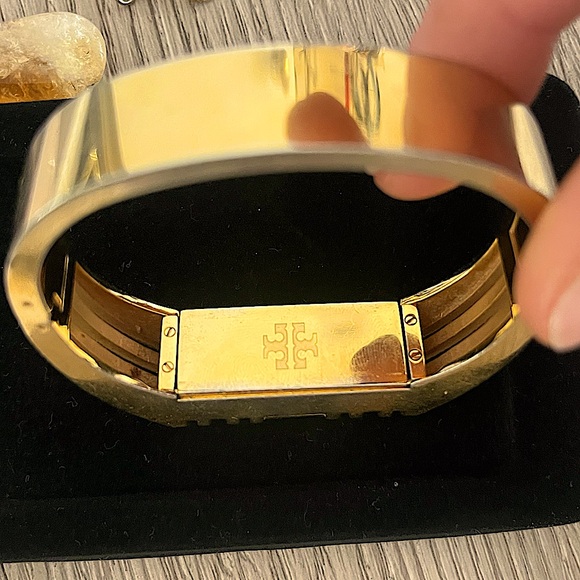 Tory Burch gold Fitbit metal bracelet for Fit bit fitness tracker (not included) - Picture 4 of 5